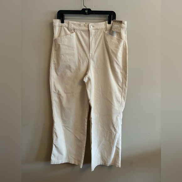 Madewell Emmett 2.0 Wide-Leg Pants in Corduroy size 32 new antique cream - Picture 5 of 8